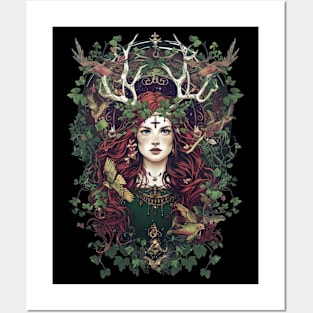 Wiccan pagan goddess Posters and Art